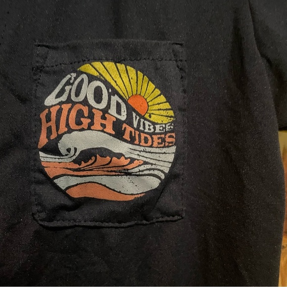 C&C California Navy Pajama Set with Yellow and Orange Accents - Picture 5 of 9